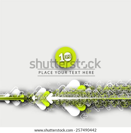 Abstract 3D Geometrical Design, eps10 vector