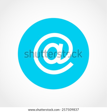 Email symbol Icon Isolated on White Background