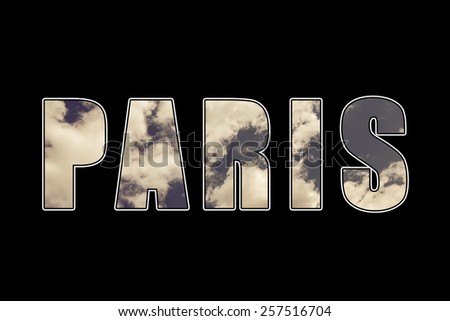 Paris photo collage.