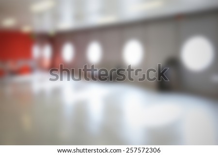 Interiors light background. Intentionally blurred editing post production.