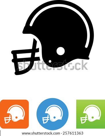 Football helmet icon