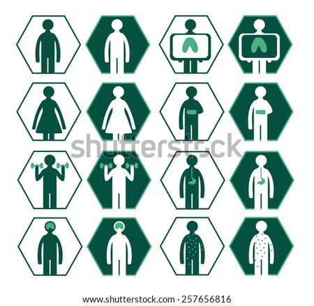 Picture symbols for Hospital the beginning