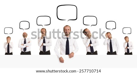 Business people concepts. Copy space image.