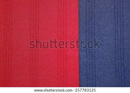 Red and blue synthetic fabric texture background