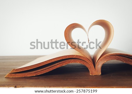 The book of love, vintage Royalty-Free Stock Photo #257875199