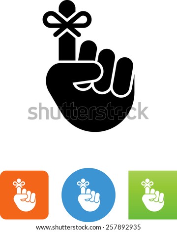 Hand with string / reminder icon Royalty-Free Stock Photo #257892935