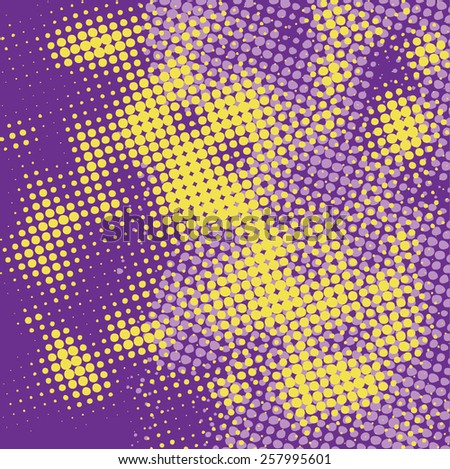 Abstract grunge background with splats and halftone effect