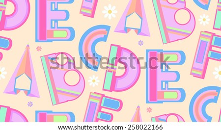 Pattern of letters