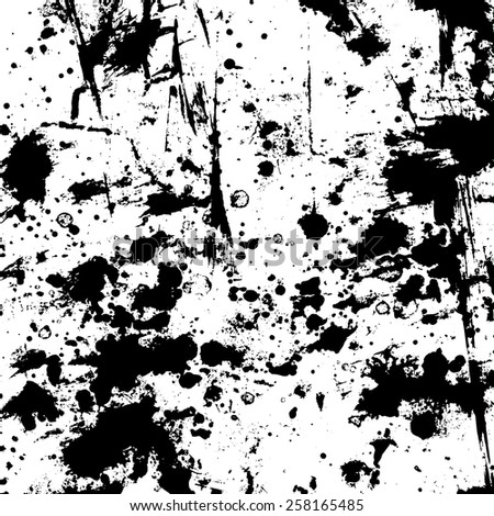 Vector grunge background. White and black texture. 