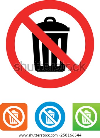 Do not dispose of icon