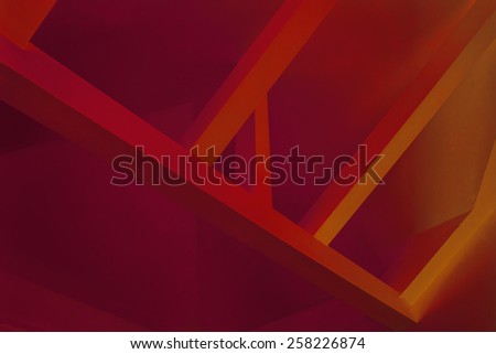 Abstract image with red and orange colors