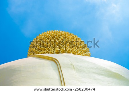 Back of the Biggest Buddha in the world - Thailand 
