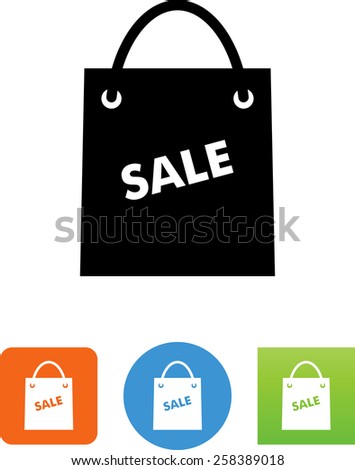 Sale bag icon