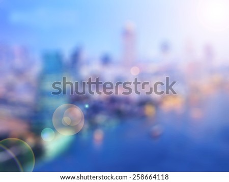 Abstract blurred  background,City at night blur photo
