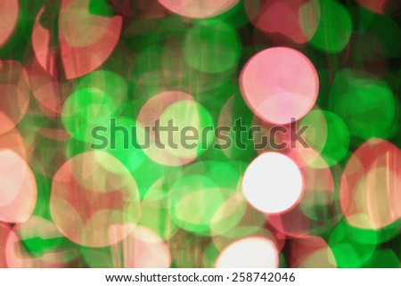 Multicolored defocused bokeh lights background