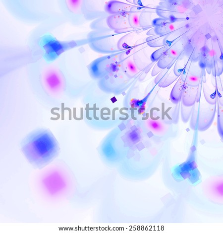 Digitally recreated watercolor flower texture. Abstract background for use in web projects and printed media.