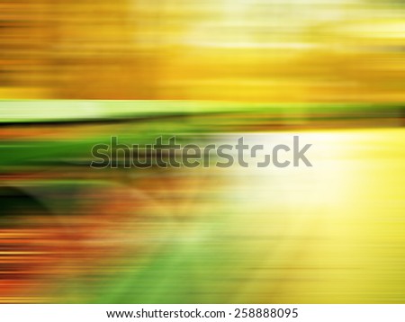 colorful park,high dynamic motion blur,blurred background with patches of sunlight