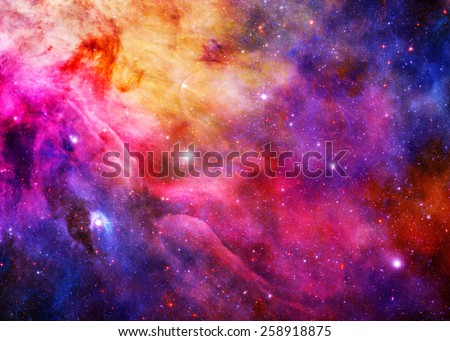 Galaxy - Elements of this Image Furnished by NASA Royalty-Free Stock Photo #258918875