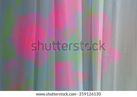 Pretty abstract floral background with roses