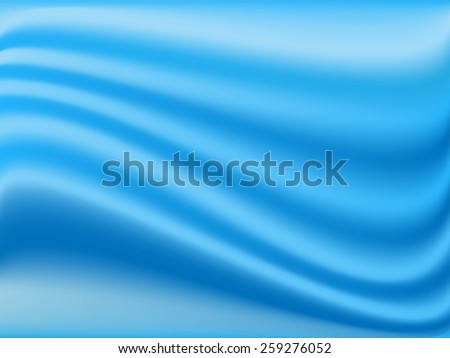 Blue smooth twist light lines background. Vector illustration