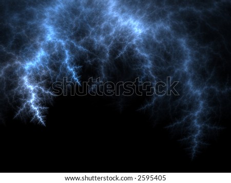 fractal rendering resembling lightning
