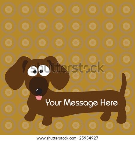 dachshund (hot dog) dog & background (other dogs in portfolio)