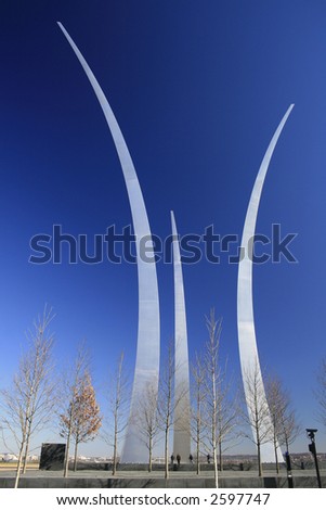 Air Force Memorial near the Pentagon in Arlington, VA