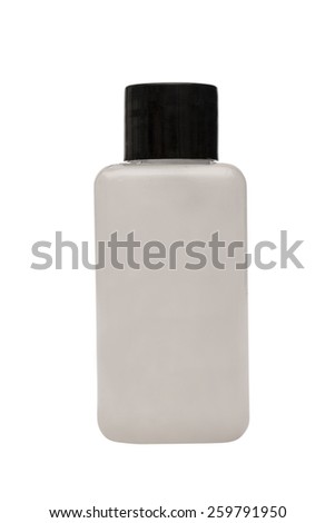 Hand sanitizer gel pump dispenser isolated on white background