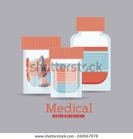 Medical design, vector illustration 
