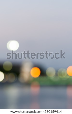 abstract background in city night of Thailand