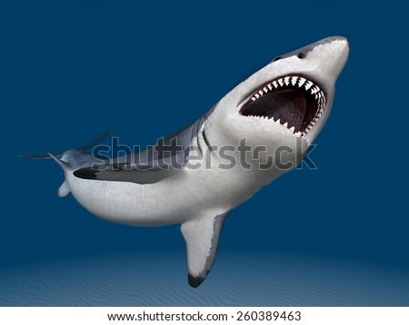 Great White Shark
Computer generated 3D illustration