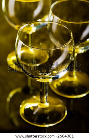 Colored Wine glass background