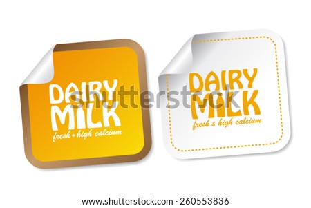 Dairy Milk Stickers