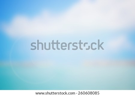 Abstract blurred sea background
