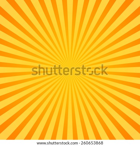 Sunburst, Rays, Beams. Glowing, radiant backdrop Royalty-Free Stock Photo #260653868
