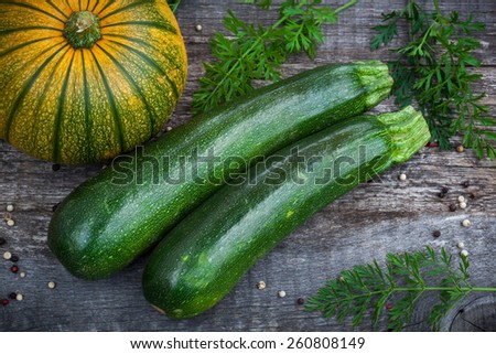 Fresh organic gardening vegetables