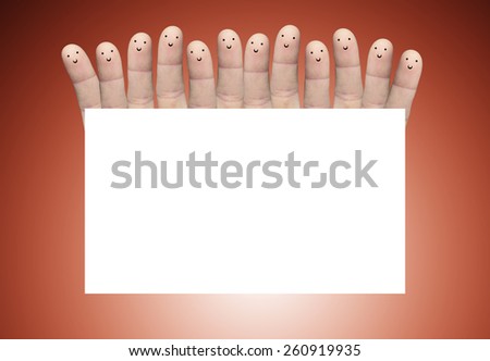 fingers and poster