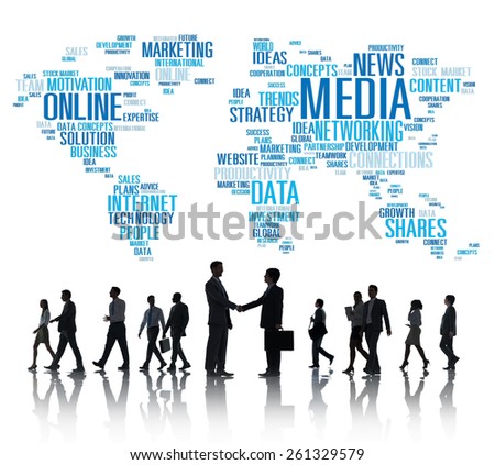 Social Media Internet Connection Global Communications Networking Concept