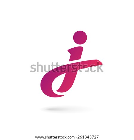 Letter J logo icon design template elements  Royalty-Free Stock Photo #261343727