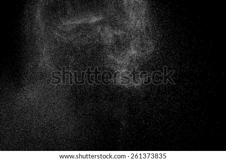 abstract splashes of water on a black background