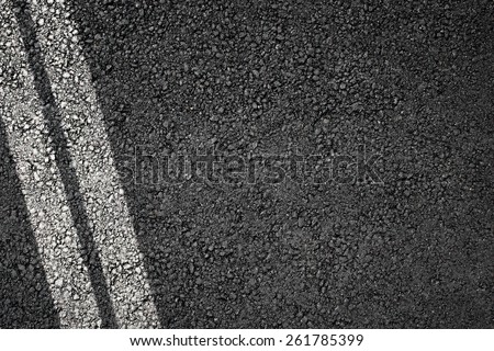 Asphalt texture with separation lines, top view