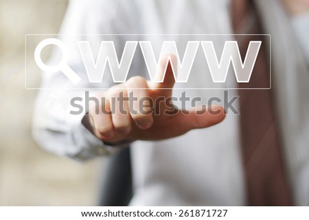 Business button web www icon sign