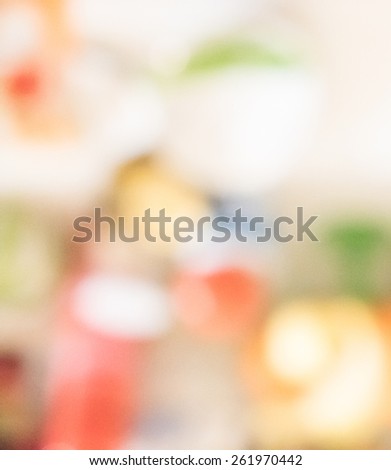 Blurred background, defocused photo of colorful lights