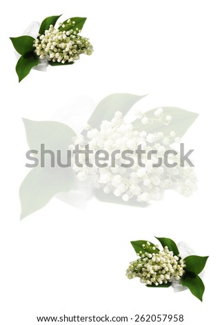 writing paper Lily of the Valley