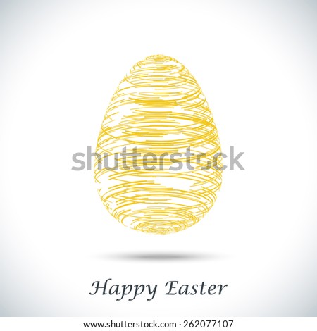 Happy Easter greeting banner. 
