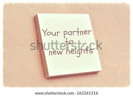Text your partner to new heights on the short note texture background