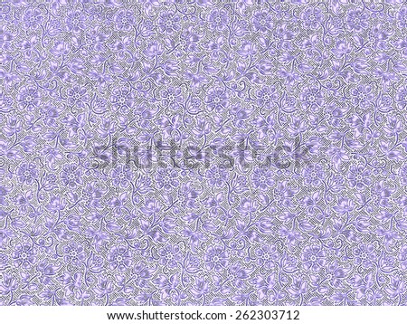Traditional vintage flowers pattern background texture