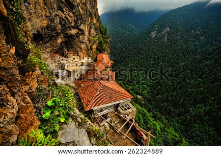 Sumela Monastery Royalty-Free Stock Photo #262324889