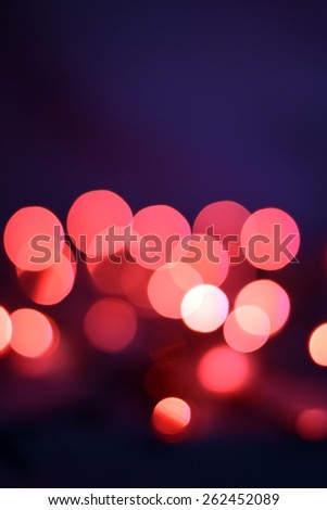 Festive background with defocused lights, Bokeh