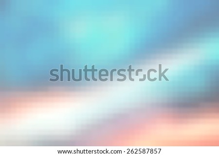 Pixel blur background in light blue